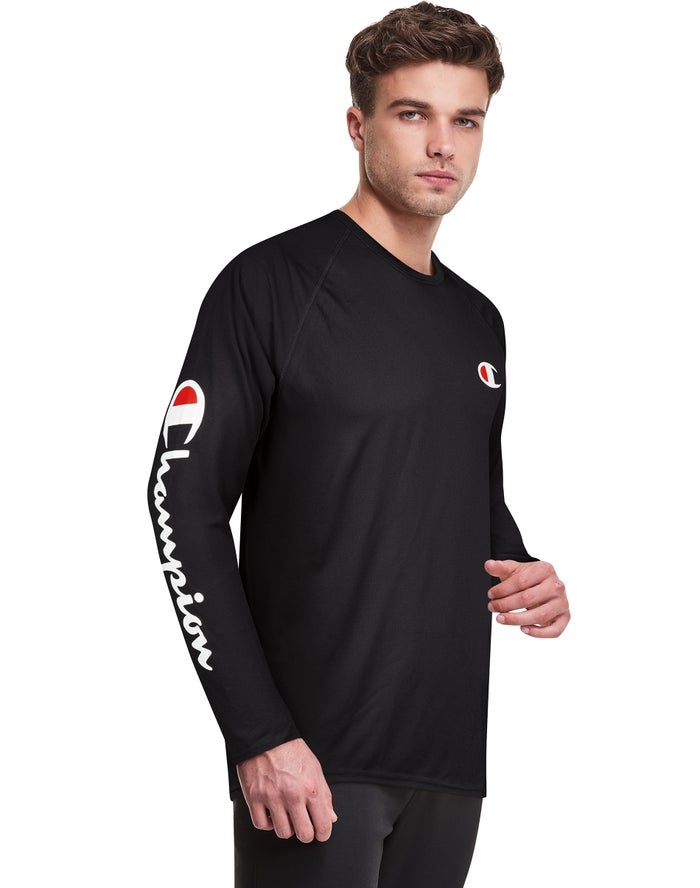 Champion Baselayer Crew Erkek Tişört Siyah ( MVDIKT958 )